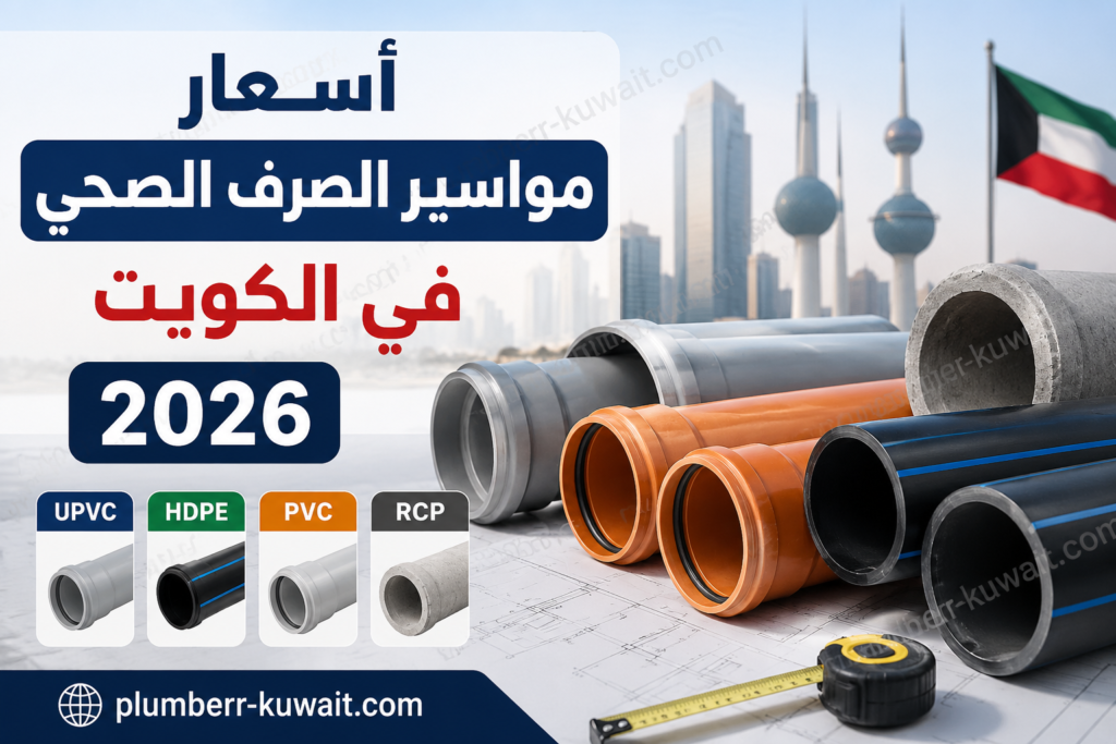 أسعار مواسير الصرف الصحي في الكويت 2026